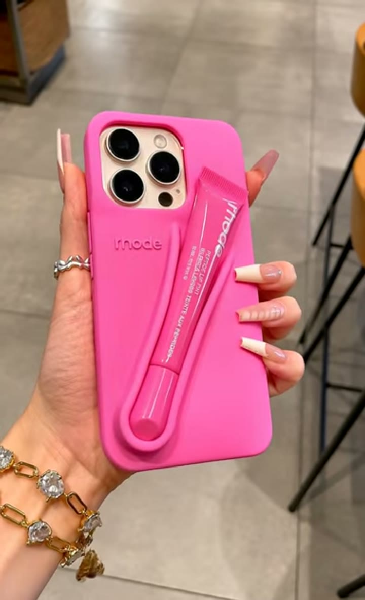 Phone case + lip combo show-off